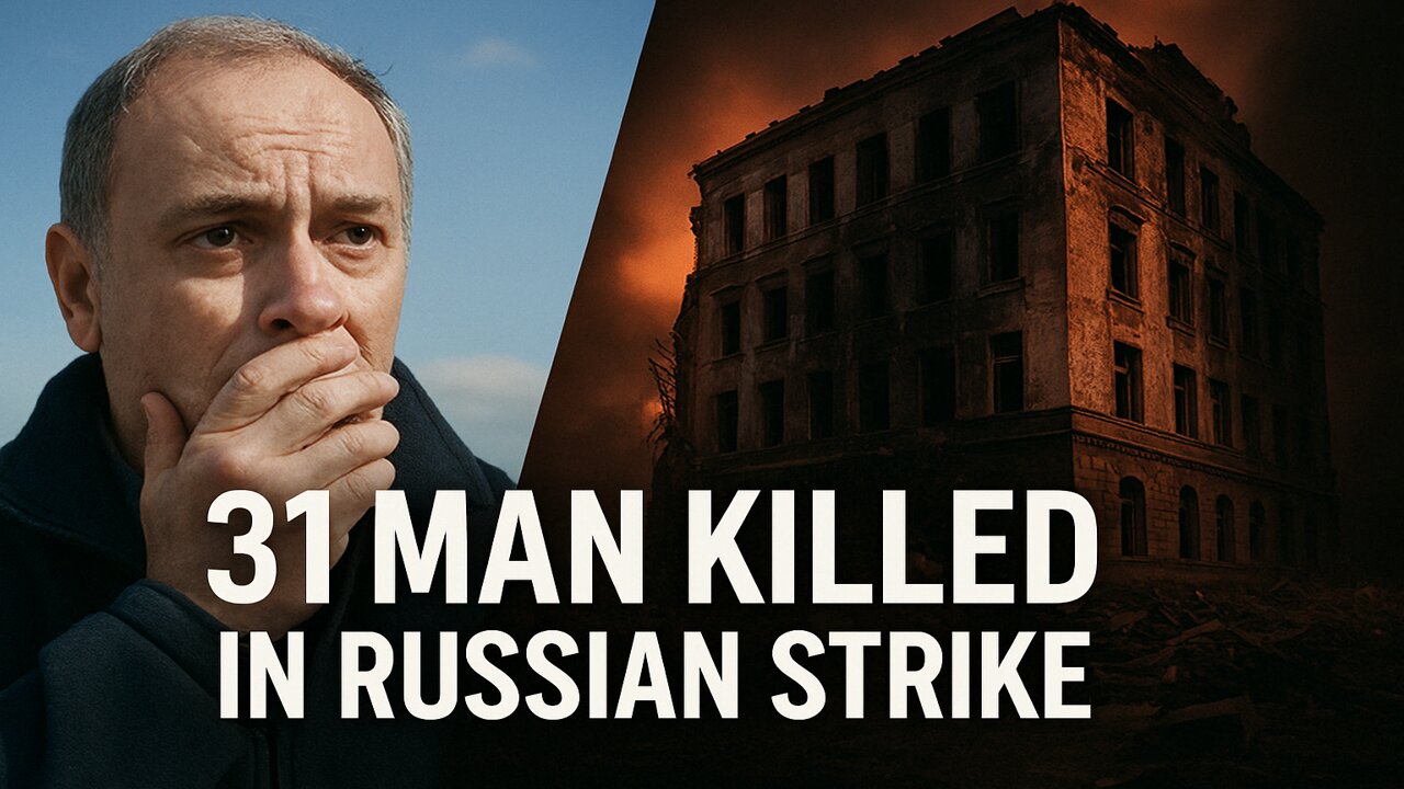 AT least 31 man killed in Russian strike on sumy !! BCC NEWS