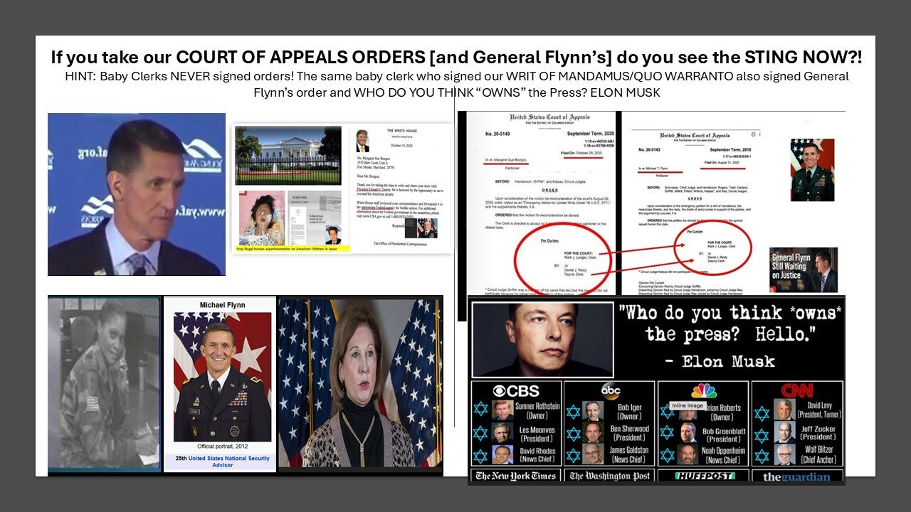 EVERYTHING ALEADY PLAYED OUT - DO YOU SEE THE STING ON THE TELL-LIE VISION? WE ALREADY WON!