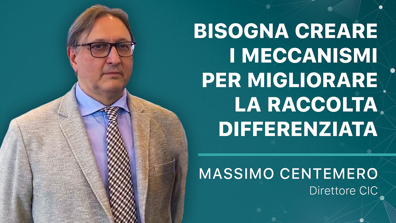 Bisogna creare i meccanismi per migliorare la raccolta differenziata | Massimo Centemero