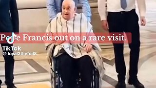 Pope Francis is not sick, he gets up and walks away…bastard!