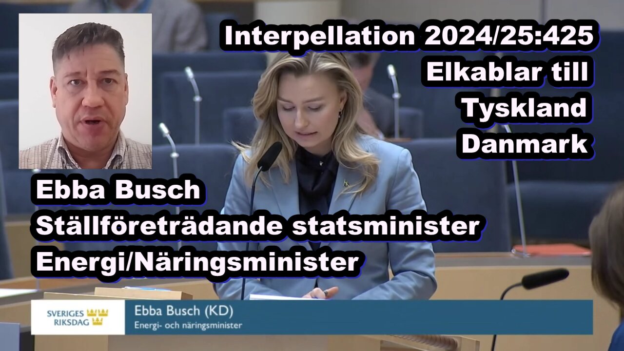 Energiminister Busch nollkompetens