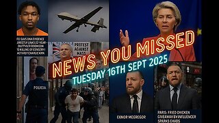 NEWS U MISSED WITH PAUL BROOKER & WARREN THORNTON TUESDAY 16TH SEPTEMBER 2025