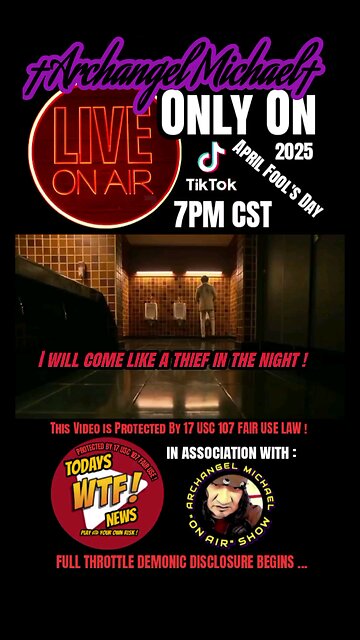 April 1st 2O25 7pm CST TEXAS TIME FULL THROTTLE DEMONIC DISCLOSURE BEGINS ONLY ON TIK TOK Live
