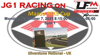 JG1 RACING on LFM - Mazda MX5 Cup - Silverstone National - UK - Split 1