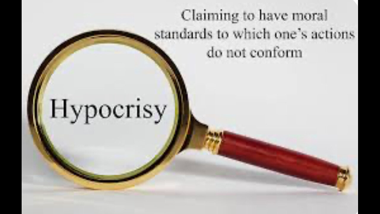 Examples of hypocrisy