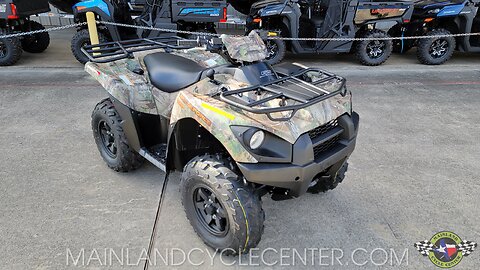 2023 KAWASAKI BRUTE FORCE 750 IN CAMO WALK-AROUND