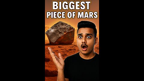The Biggest Piece of Mars on Earth! 🌍🪐