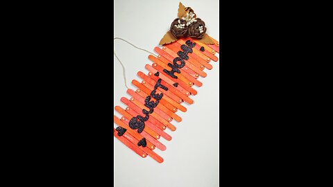 Handmade Sweet Wall Hanging | DIY Ice Cream Stick Craft