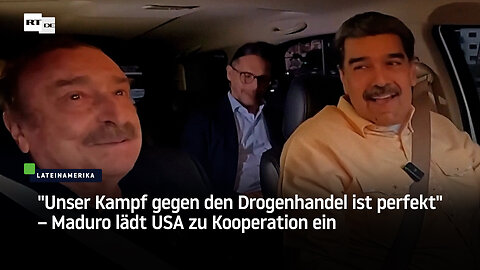 "Unser Kampf gegen den Drogenhandel ist perfekt" – Maduro lädt USA zu Kooperation ein