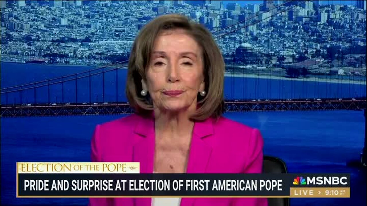 Nancy Pelosi Hopes Pope Leo Will Speak Against Deportations