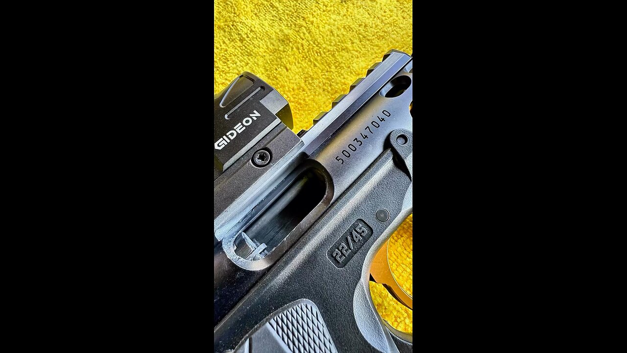 Shooting a Ruger Mark IV Pistol on the range!