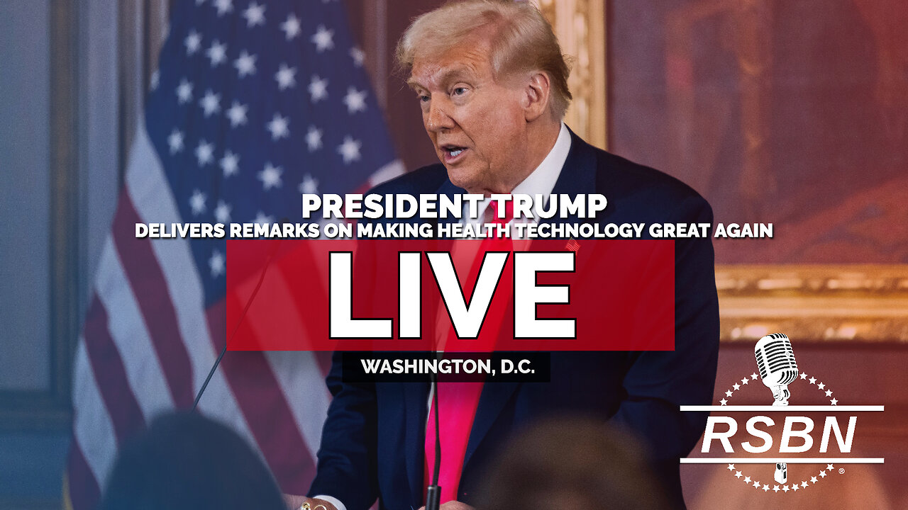 LIVE REPLAY: President Trump Delivers Remarks on Making Health Technology Great Again - 7/30/25