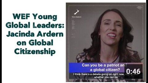 "Jacinda Ardern Discusses Global Citizenship as WEF Young Global Leader"