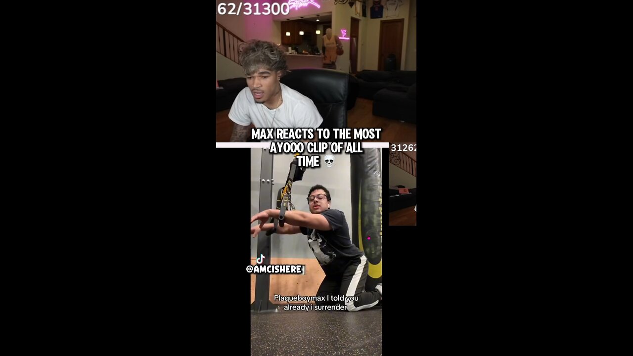 Max reacts to the most ayooo clip of all time #plaqueboymax #plaqueboymaxclips