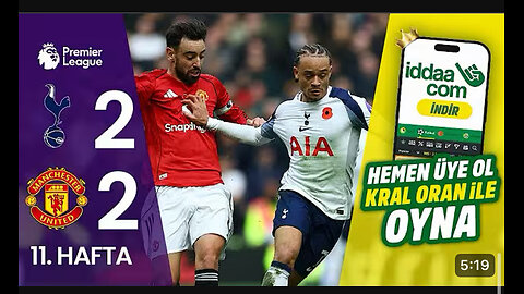 Tottenham Hotspur vs Manchester United game highlights