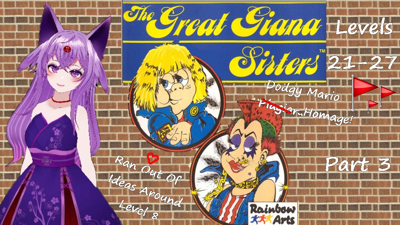 Dead Flags VTuber : The Gt. Giana Sisters L 21-27 Part 3 (Amiga)