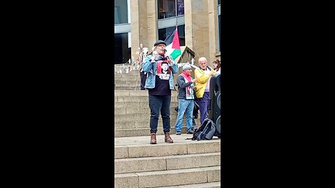 PALESTINE RALLY GLASGOW BUCHANAN STREET