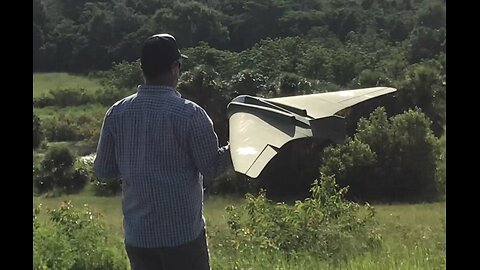 3D printed RC Horten Ho 229 Hand Launch Flights