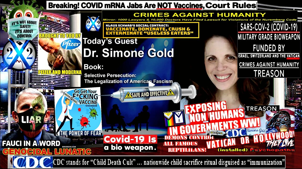 Dr. Simone Gold - The Medical Community Was In On It, Pandemic Was A Plandemic, Murder