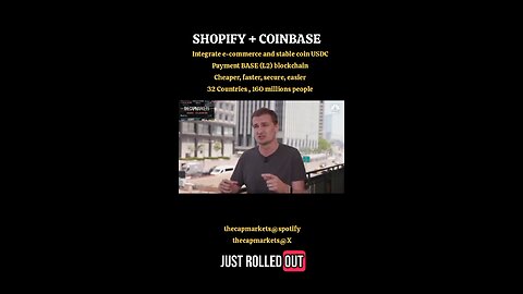 SHOPIFY + COINBASE, INTEGRATE E-COMMERCE AND CRYPTO PAYMENT