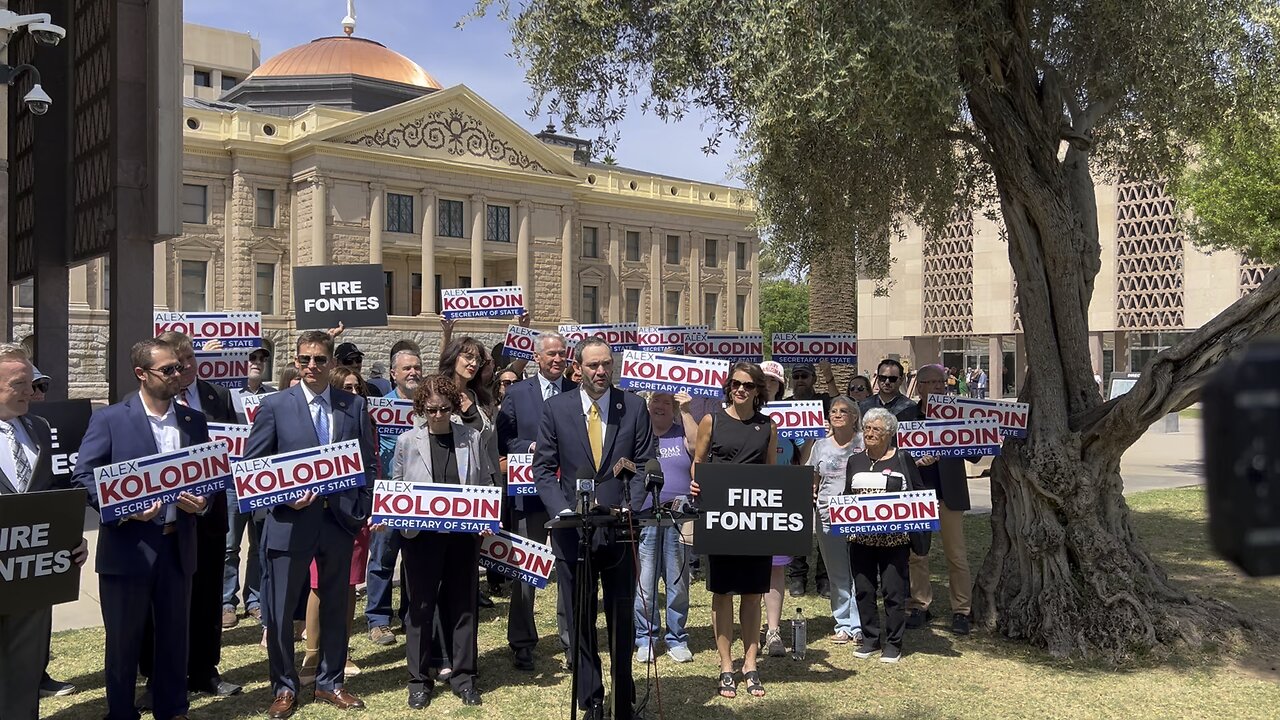 Representative Alex Kolodin announced his bid for AZ Secretary Of State