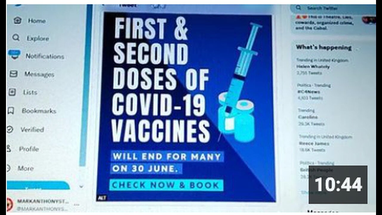 "COVID Vaccine: The Controversial Tweet Linking it to Fatal Blood Clots"