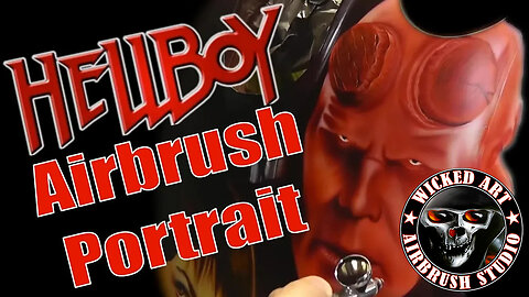 Hellboy Airbrush Portrait