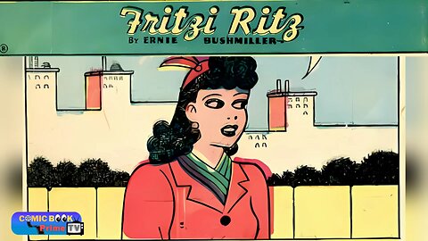 Fritzi goes for a spin, Fritzi Ritz and Phil Fumble By Ernie Bushmiller #shorts #comics #funny