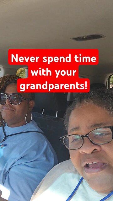 She went on a ride with her grandma #jokeoftheday