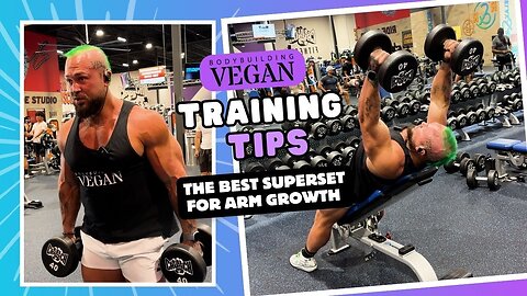 The Best Superset for Arm Growth | Tricep Extensions & Hammer Curls