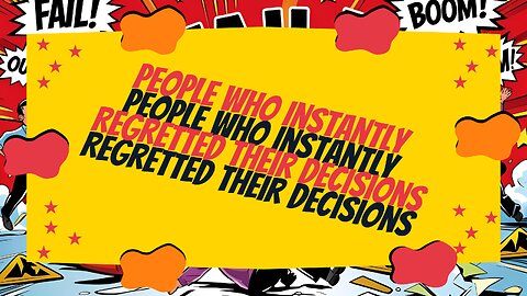 People Who Instantly Regretted Their Decisions 😂💥