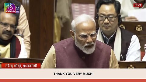 Prime Minister Narendra Modi's Rajya Sabha Speech On 6th Feb 2025 _ With English Subtitles