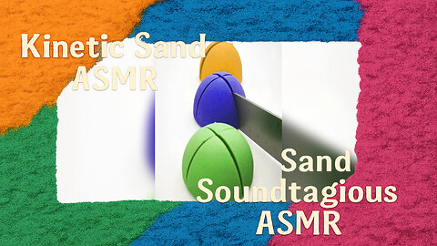 Smooth Kinetic Sand Cutting 6 – Relaxing ASMR