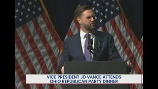 JD Vance Throws Up Middle Finger During Speech