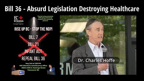 Bill 36 - Absurd Legislation Destroying Healthcare