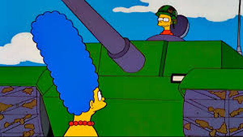 BART WANTS TO DESTROY THE SCHOOL WITH A TANK _ THE SIMPSONS