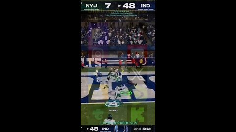 Score, 2 Point IND 50 vs NYJ 7 #AllMadden #Madden25 #NFLmadden #madden