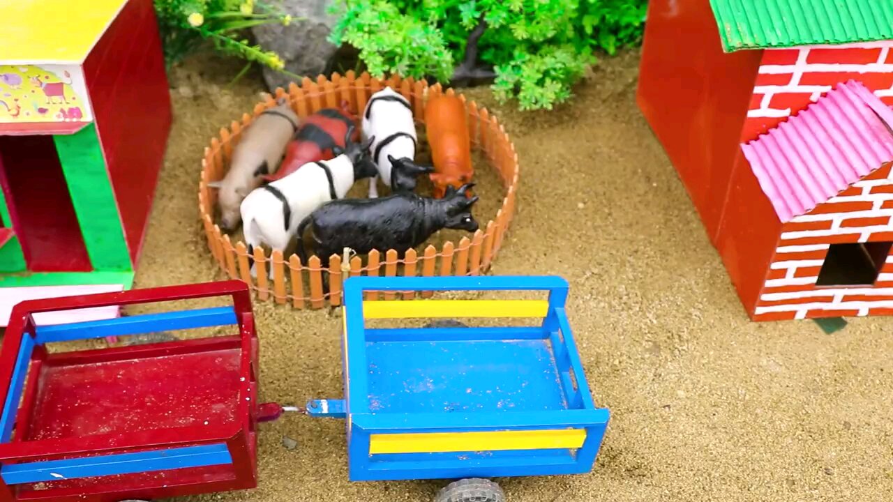Diy_tractor_making_bulldozer_repair_train_railway___Excavator_Crawler_Crane_and_Construction_Trucks