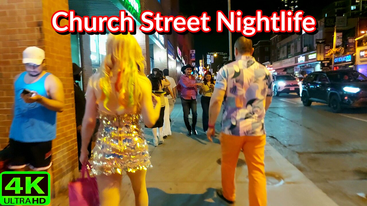 【4K】🌈 Toronto’s Village Nightlife Walk | Church-Wellesley Pre-Pride Fest 🏳️‍🌈