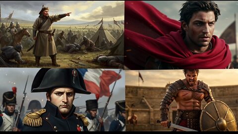 The Tragic Ends of the 4 great conquers| Alexander, Genghis Khan, Spartacus & Napoleon