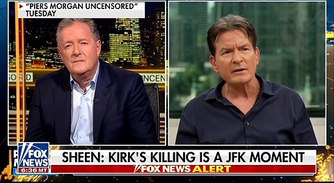 Charlie Sheen: Kirk's Murder Is This Generation's JFK Moment