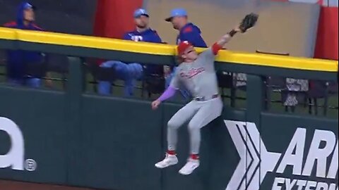 Philadelphia Phillies trade deadline CF Harrison Bader robs a HR from Corey Seager
