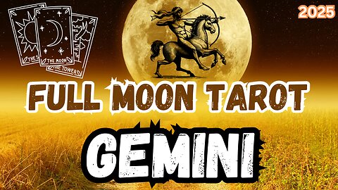 Gemini ♊️- Full Moon 🌝 in Sagittarius Tarot Reading #tarot #tarotary #gemini