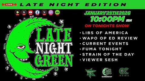 Late Night Green Goes Off Script 🌙 | Breaking Headlines, Real Talk & Viewer Sesh