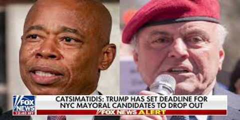 Trump Gives Deadline for NYC Mayoral Candidates to Drop Out