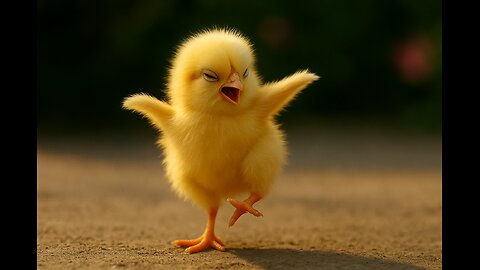 👉 “Pollito chistoso bailando con toda la actitud 😂🐤💃”