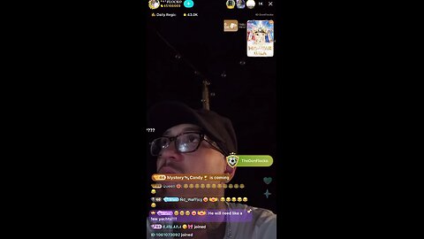 Moet trying to give flocko a lap dance (BIGO LIVE)