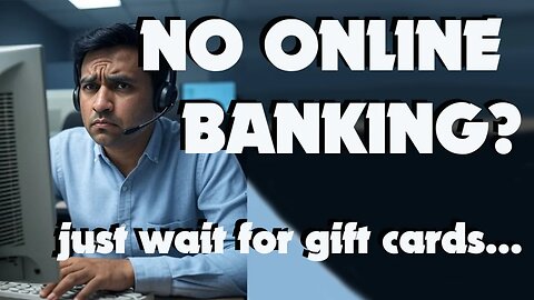 Paypal Scammer annoyed that I don't do online banking, but getting gift cards makes him loose it