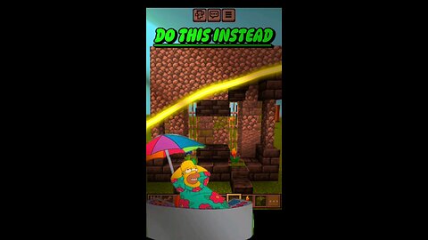 STOP do this instead #shorts #minecraft #gaming