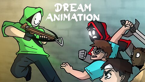 Dream's Minecraft Manhunt Firework Trick Animation